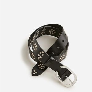 Mari Guidicelli x JCrew studded belt in Italian leather